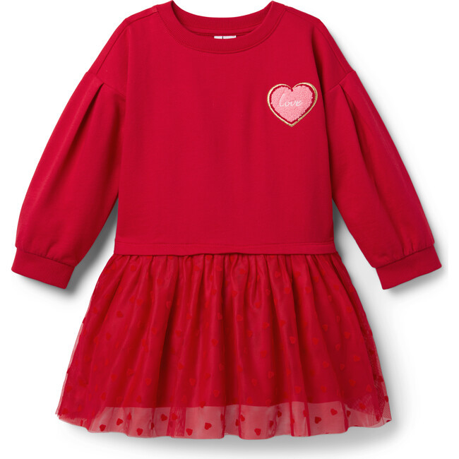 Janie and Jack | Heart Tulle Dress (Multicolor, Size 12Y) | Maisonette | Maisonette