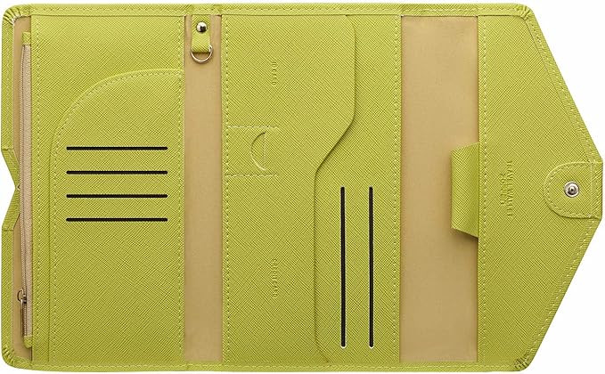 Zoppen Multi-purpose Rfid Blocking Travel Passport Wallet (Ver.4) Tri-fold Document Organizer Hol... | Amazon (US)