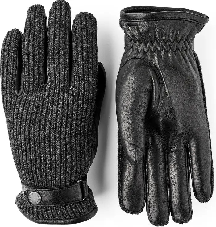 Hestra Christopher Wool Blend & Leather Gloves | Nordstrom | Nordstrom