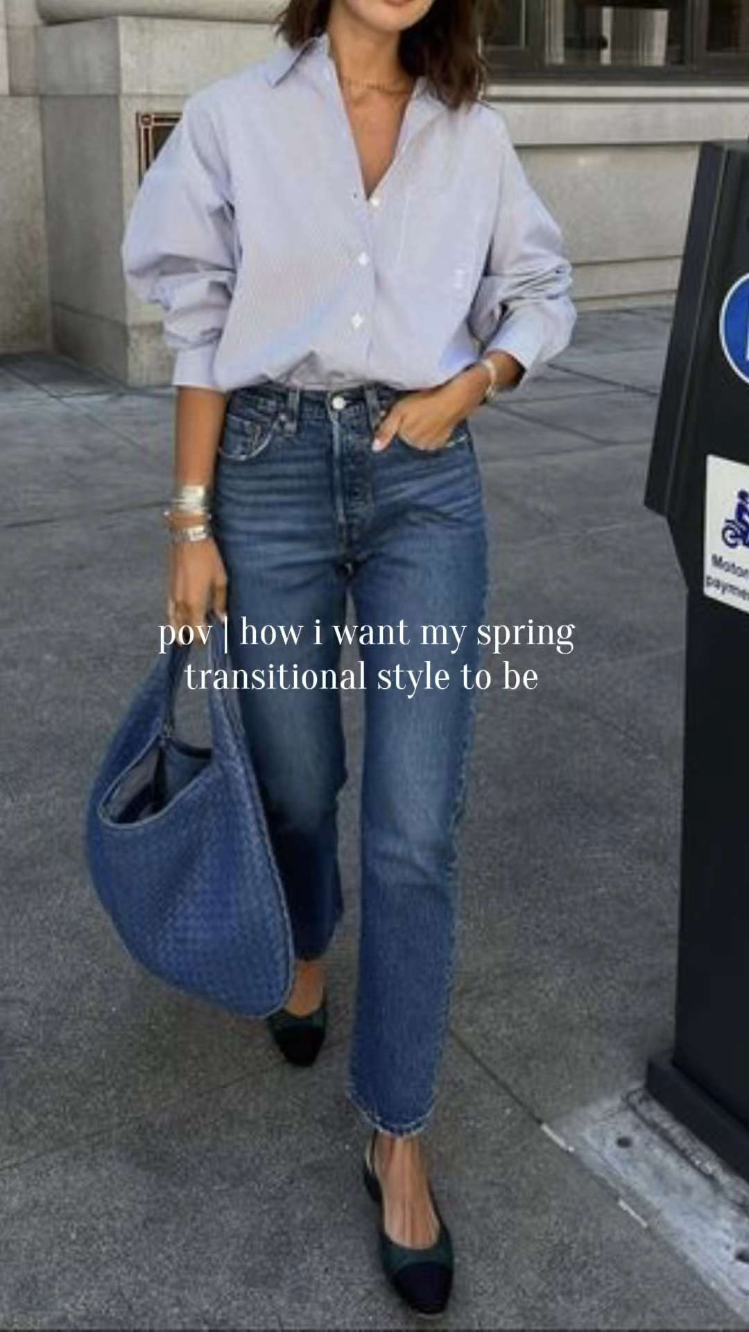 POV | How I want my spring transitional style to be. Sharing a roundup of chic winter to spring pieces. From silk skirts and pants, jeans, button ups, and more.  

 #LTKgrwm #LTKootd #LTKWorkwear