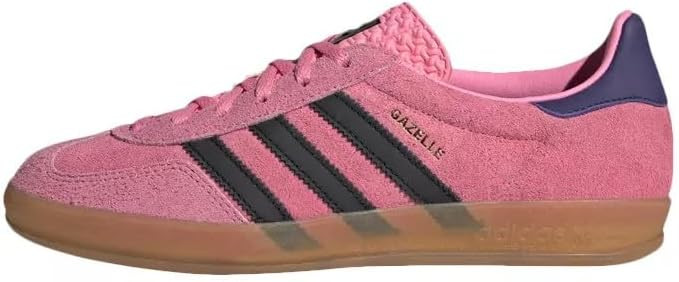 Adidas Gazelle Indoor Bliss Pink Purple Black Women's 7.5 | Amazon (US)