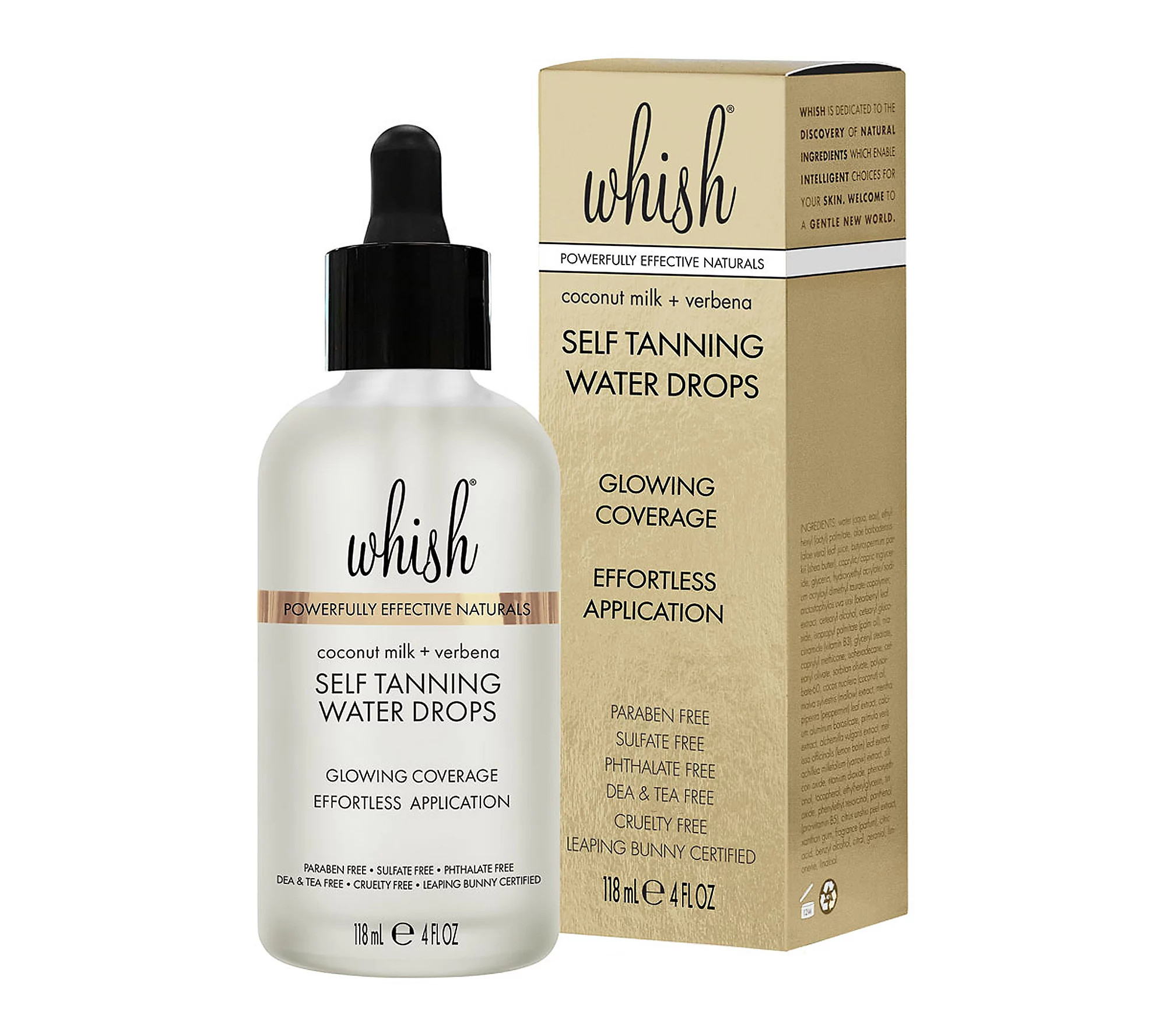 Whish 4oz Self-Tanning Water Drops | QVC