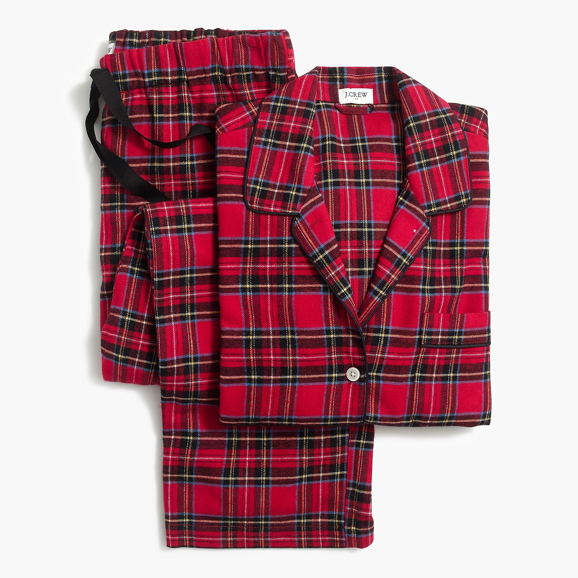 Tartan flannel sleep set | J.Crew Factory