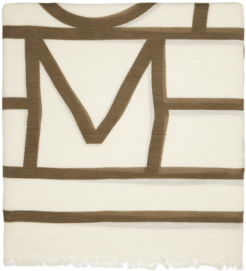 Monogram Beach Wrap | SSENSE