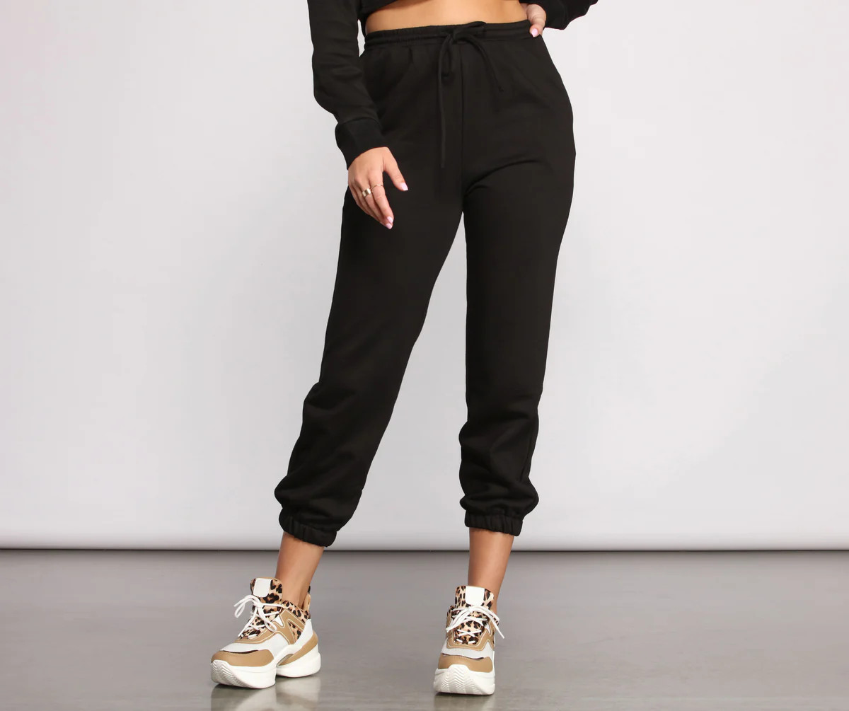 Basic Mood High Waist Joggers | Windsor Stores