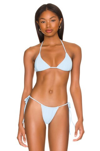 VDM Marley Bikini Top in Matte Sky from Revolve.com | Revolve Clothing (Global)