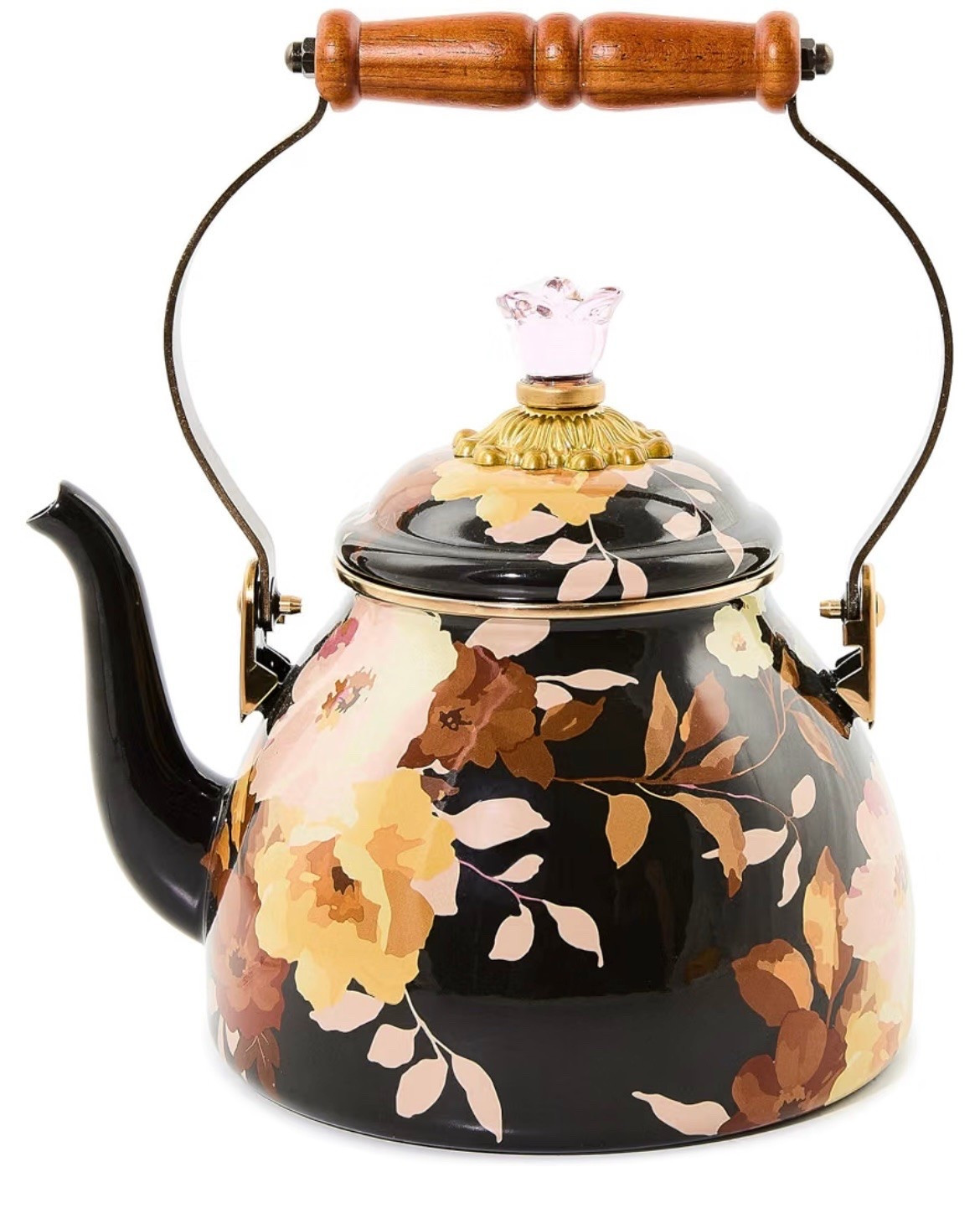 Gorgeous Fall themed kettle by MacKenzie Childs is the perfect addition to your kitchen this season. Find it on Amazon and elevate your daily tea time routine.