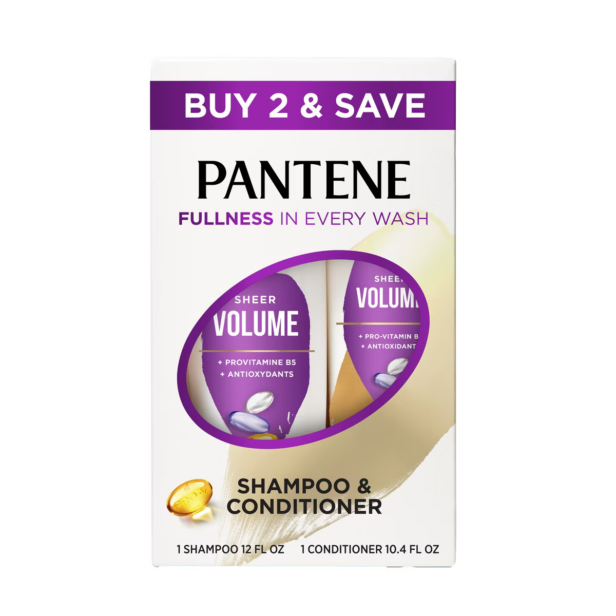 Pantene Pro-V Volume & Body Shampoo and Conditioner Dual Pack - 22.4 fl oz | Target