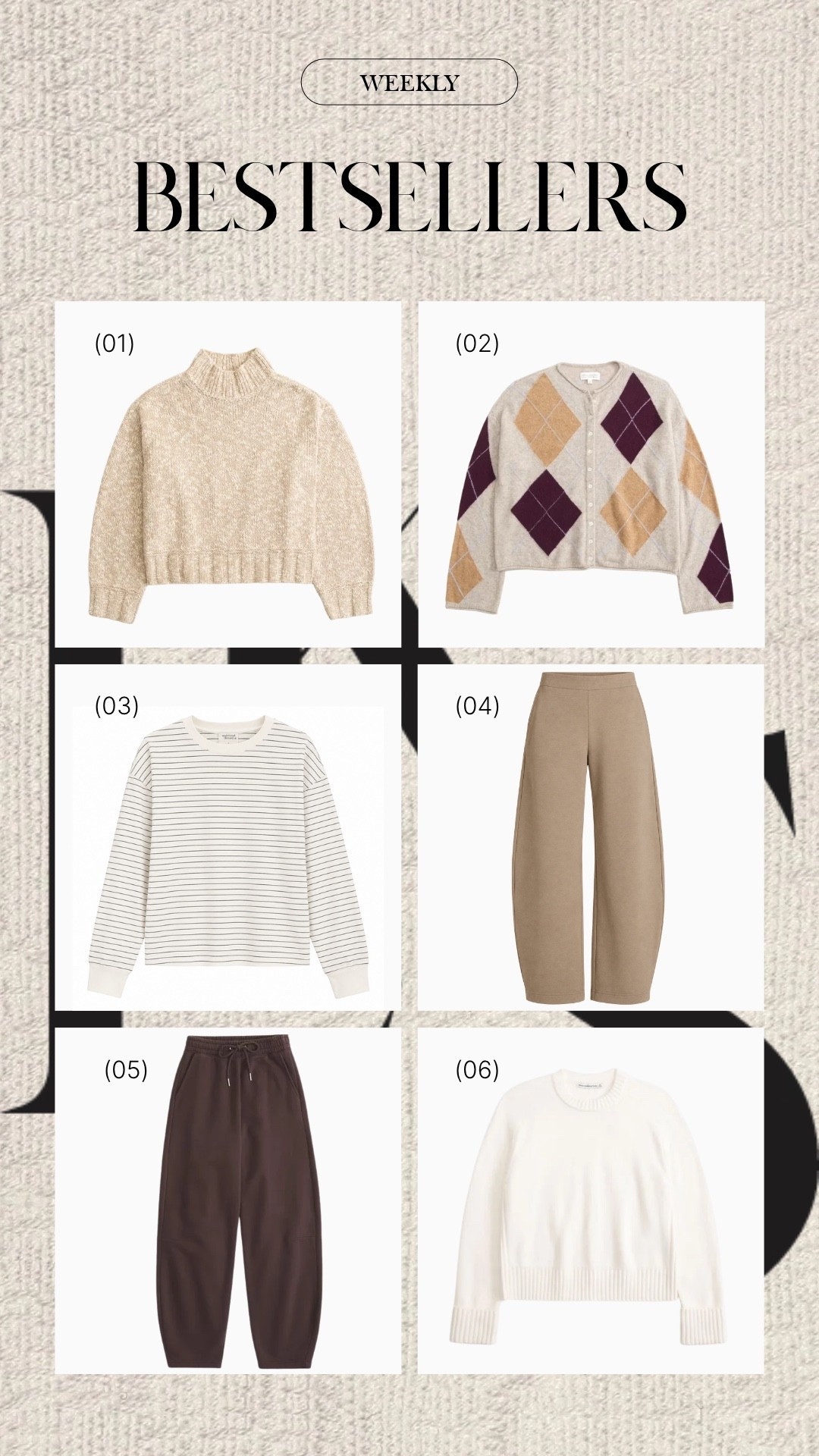 These 6 were the most-loved pieces of the week! 🤎