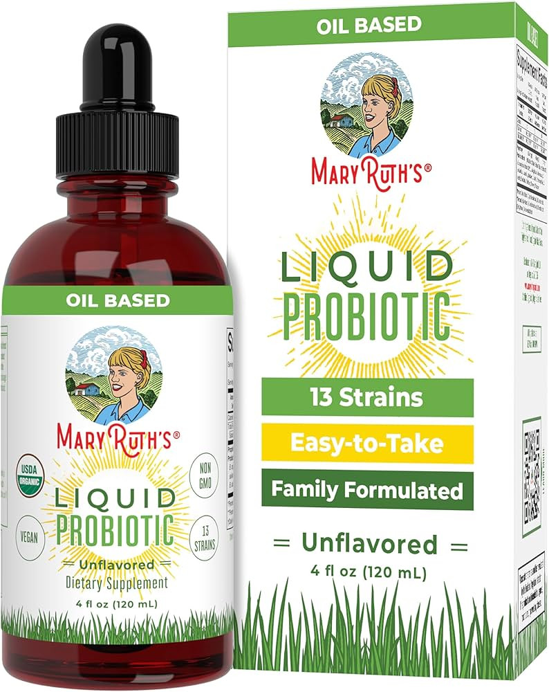 MaryRuth Organics USDA Organic Liquid Probiotic | Digestive Health | Gut Health | Probiotics for ... | Amazon (US)