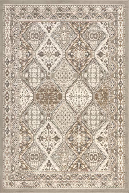Gray Melange Tiles 9' x 12' Area Rug | Rugs USA