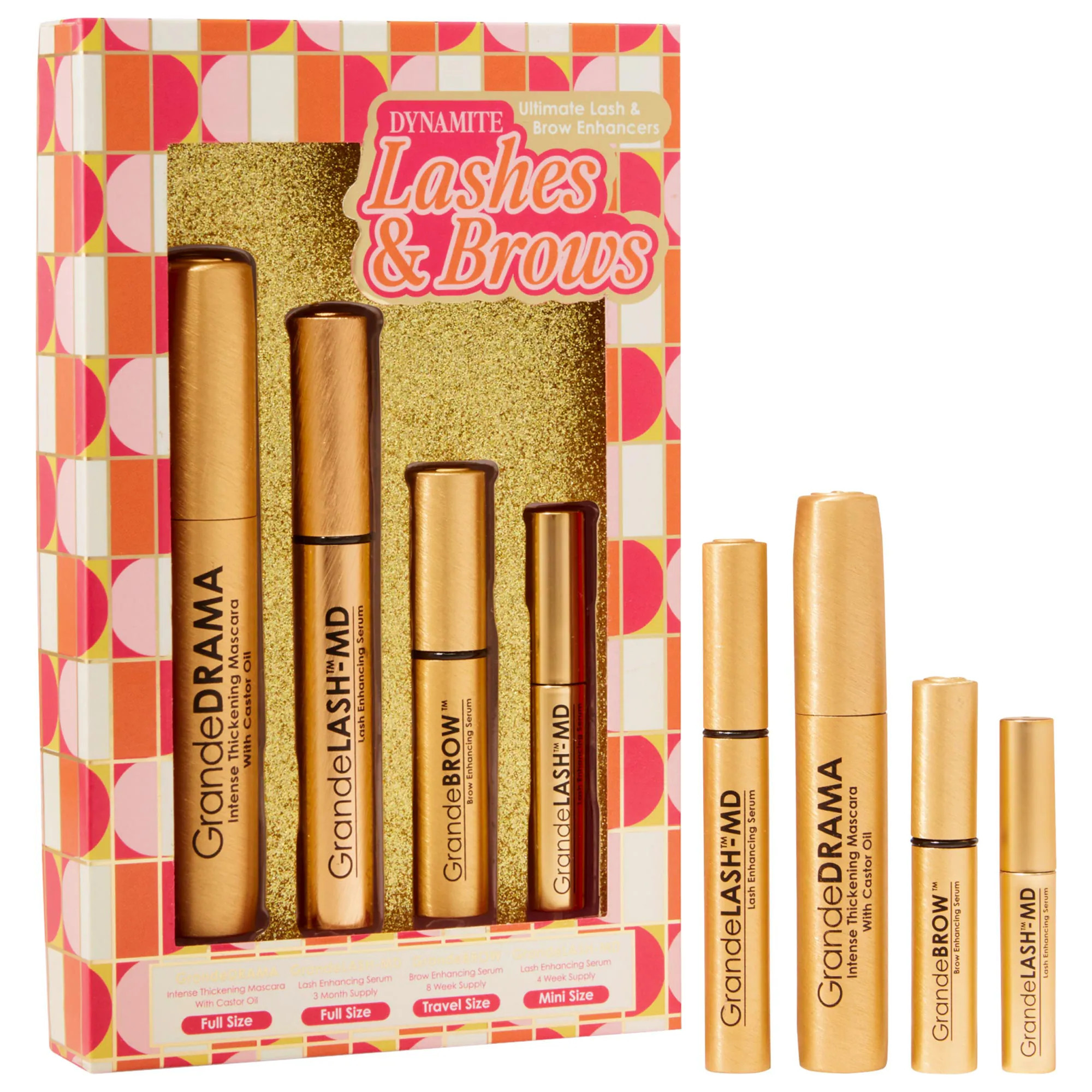 Grande Cosmetics Dynamite Lashes & Brows Holiday Gift Set | Sephora (US)