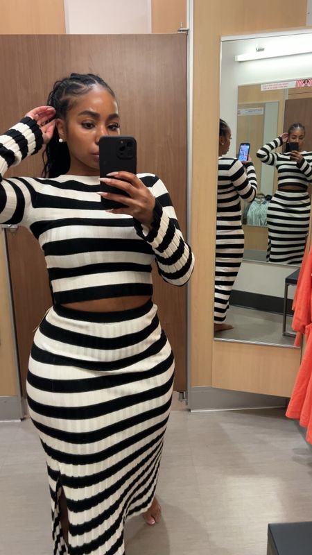 How bomb is this striped two piece set. Wearing a L and It fits perfectly!

#LTKSeasonal #LTKstyletip #LTKfindsunder50