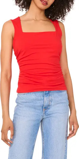 Square Neck Ruched Tank | Nordstrom Rack