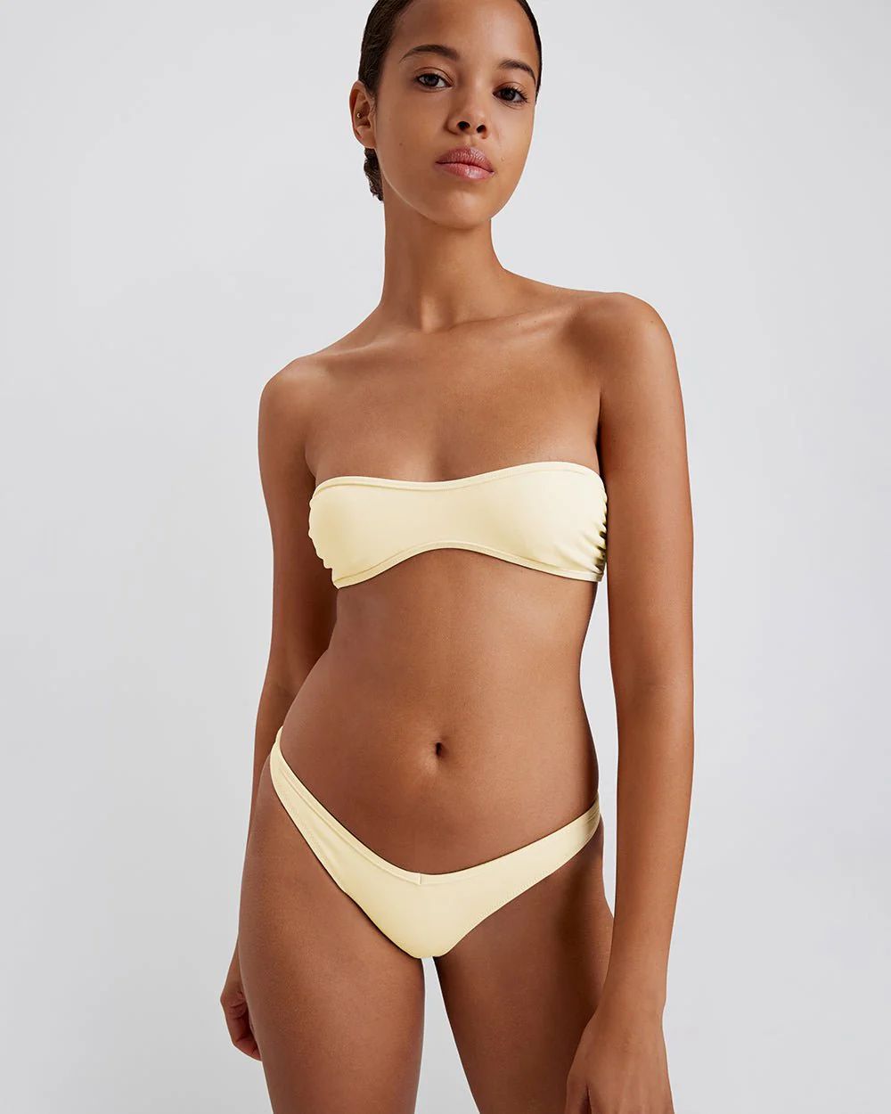 The Maeve Bikini Top in Buttercream | Solid & Striped