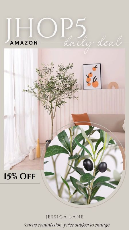 Amazon, save 15% off this beautiful 6 ft artificial olive tree.Home decor, home accents, olive tree, artificial olive tree, modern organic home, artificial trees

#LTKsalealert #LTKhome #LTKstyletip