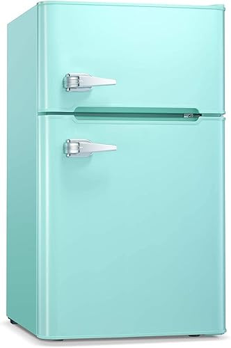 Antarctic Star Compact Mini Refrigerator Separate Freezer, Small Fridge Double 2-Door Adjustable ... | Amazon (US)