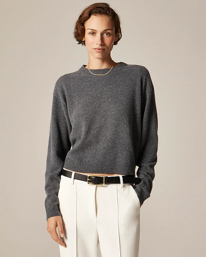 Perfect cashmere crewneck sweater | J. Crew US