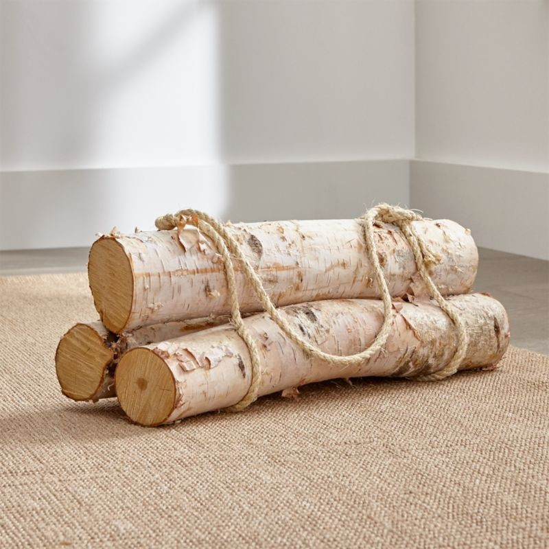 Birch Logs, Set of 3  | Crate & Barrel