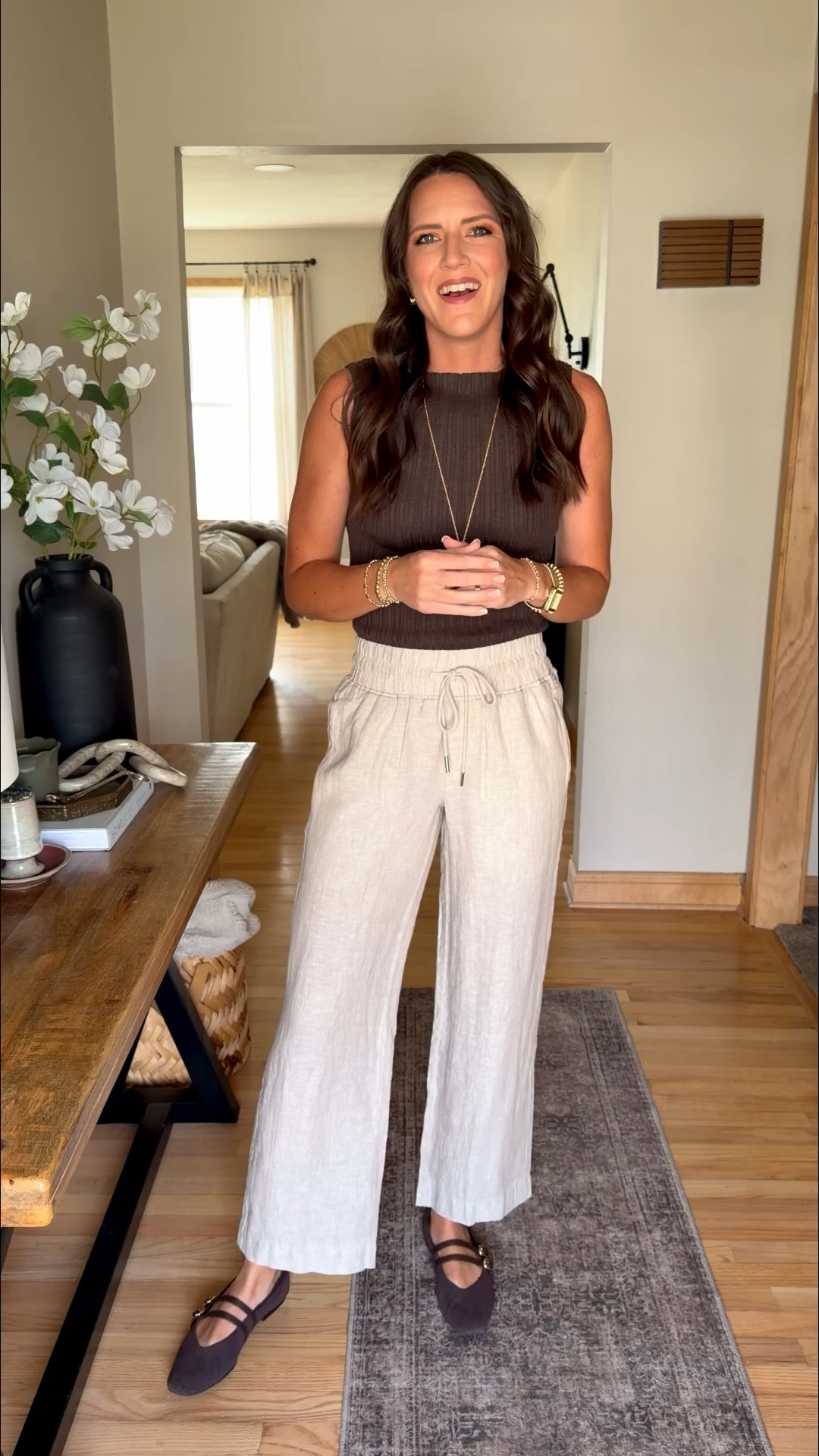 Sharing my recent @onequince order. #quincepartner 

Top - small (runs small) 
Pants - small (30 inseam option) 
Dress - small 