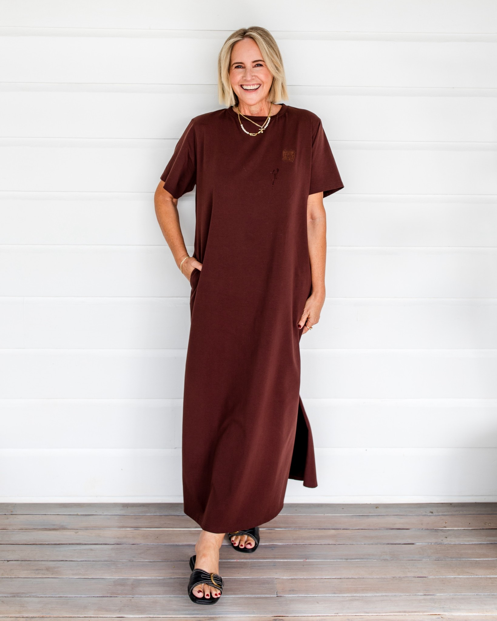 May my obsession with all things chocolate never disappear! This “one and done” dress is ideal for year round styling.

Wearing size 0 - relaxed fit.

#LTKaustralia #LTKover50style #LTKmidsize