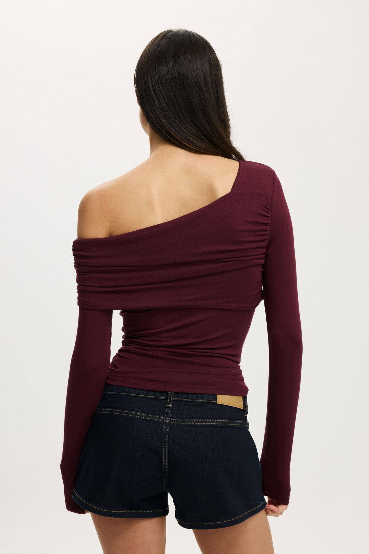 One Shoulder Base Layer Long Sleeve | Cotton On (UK)