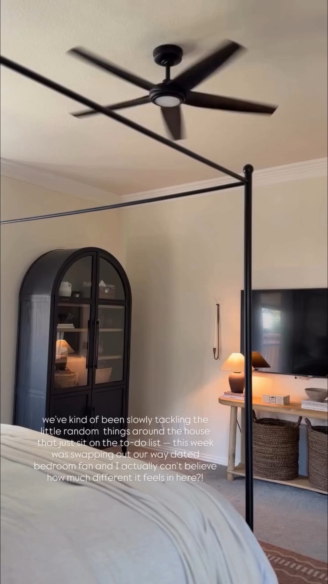 If you need a more modern fan we are loving this one so much! It says for outdoor, but also for indoor use!

#LTKHome