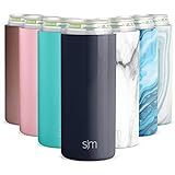 Simple Modern Skinny Can Cooler for Slim Beer & Hard Seltzer 12oz Insulated Stainless Steel Sleeve,  | Amazon (US)