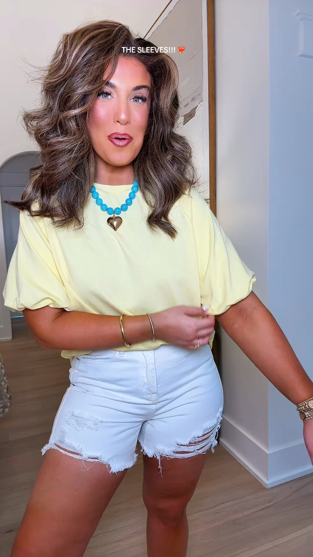 Bubble sleeve casual tops on major sale right now! 

#LTKmomlife #LTKSaleAlert #LTKootd