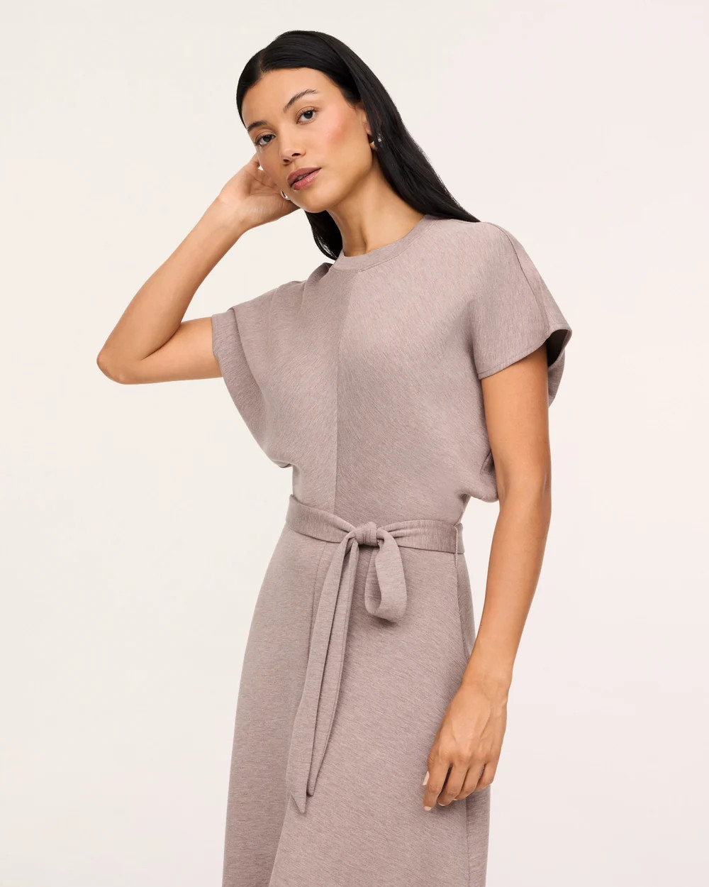 Draped Tie-Waist Maxi Dress | Spanx
