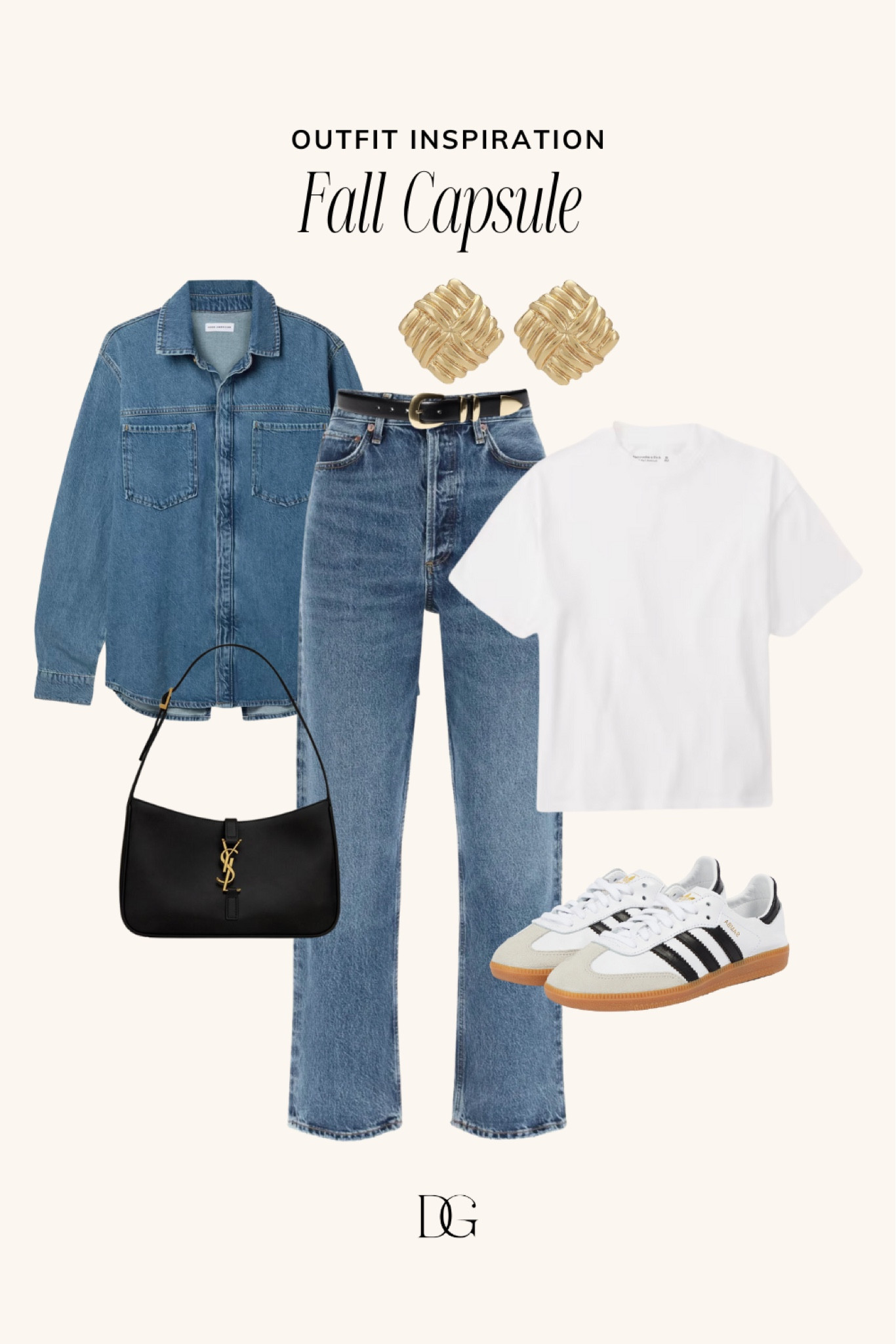 Fall Capsule Wardrobe | fall outfit, fall outfits, fall style, fall fashion, fall 2024, fall outfits 2024, fall look, fall outfit inspo, fall outfit inspiration, fall wardrobe essentials,  fall wardrobe essential, fall wardrobe basics, fall basic, fall basics, fall essential, fall essentials, fall closet basic, fall closet basics, fall closet essential, fall closet essentials, fall must have, fall must haves, denim top, denim tops, denim shirt, staple jeans, staple denim, fall denim, fall jeans, adidas samba sneakers, sambas, elevated outfit

#LTKSeasonal #LTKStyleTip #LTKShoeCrush