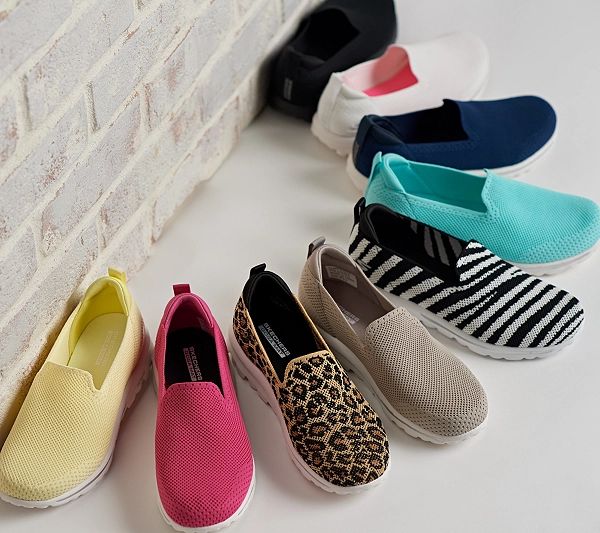 Skechers GoWalk Classic Solid Knit Slip-On Shoes- Daydream | QVC