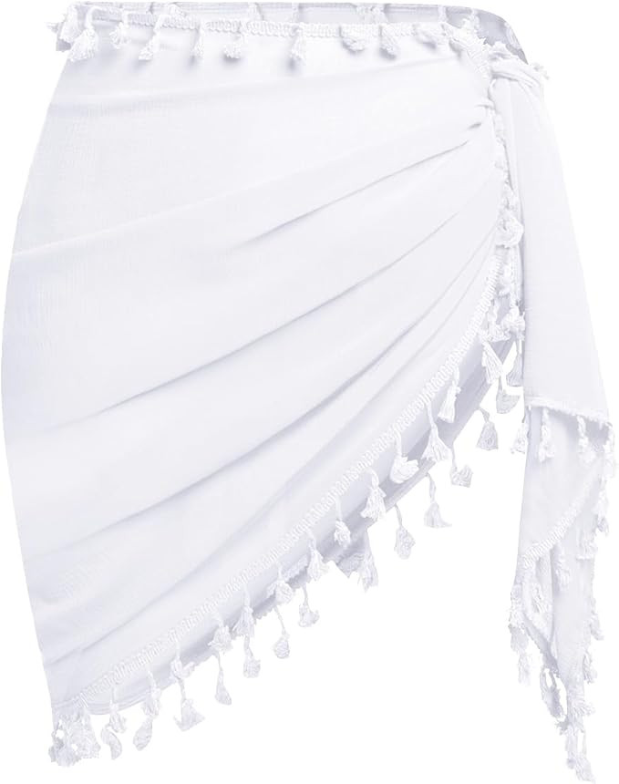 Holipick Sarong Coverups for Women Bathing Suit Wraps Swimsuit Cover Up Skirt Beach Sarongs Swim ... | Amazon (US)
