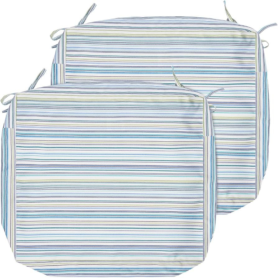FUNHOME Outdoor Cushion Covers 24 x24 x4 inch,Set of 2,Slipcover Replacement for Garden Lawn Seat... | Amazon (US)