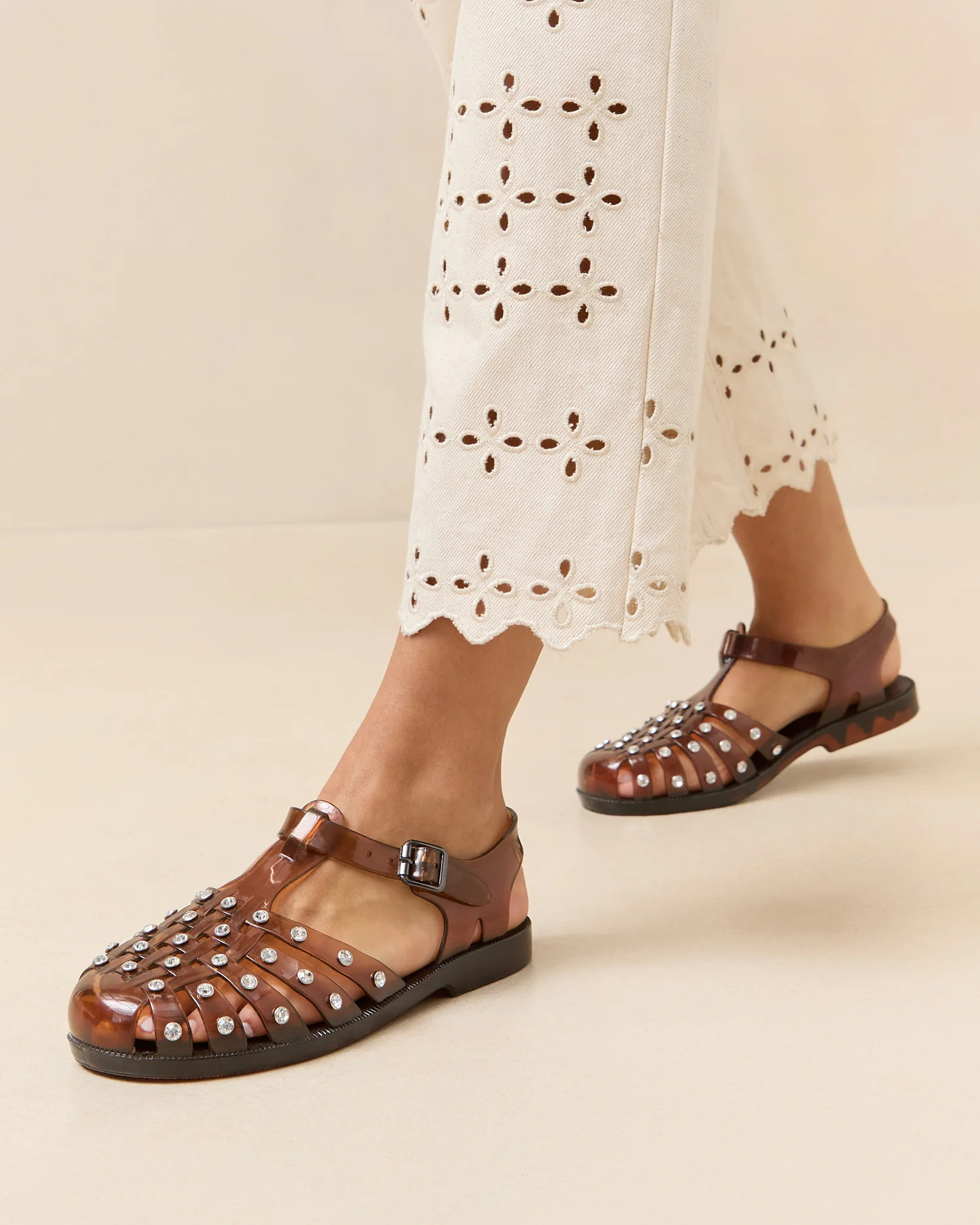 Rhys Brown Jelly Sandal | Loeffler Randall