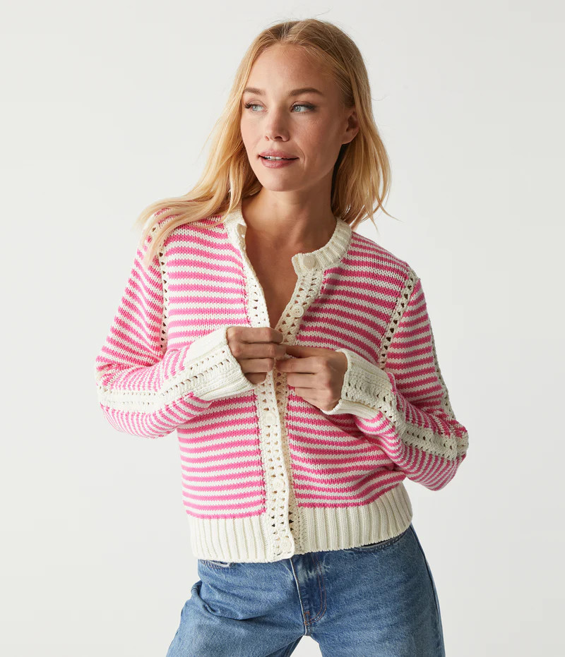 Adaline Button Front Cardigan | MichaelStars.com