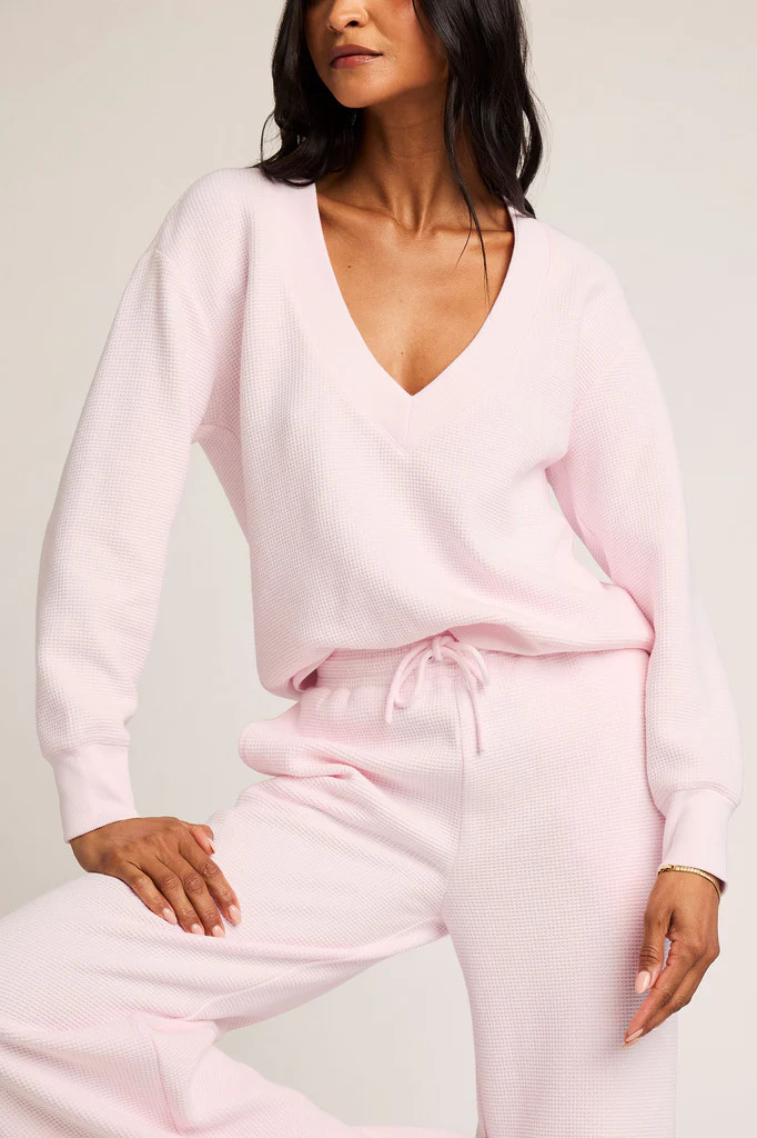 Waffle Knit Deep V in Puff | Negative Underwear