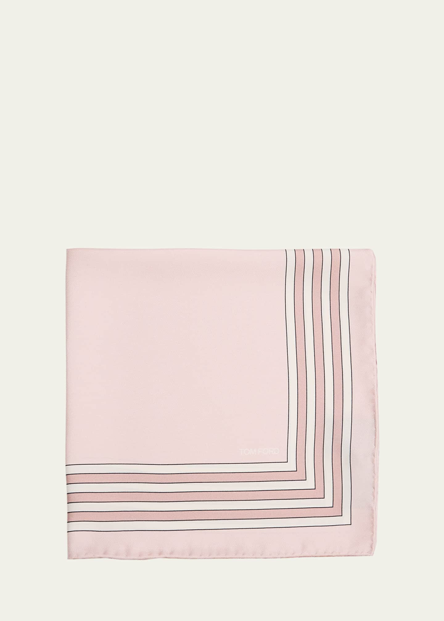 TOM FORD Men's Multi-Frame Silk Pocket Square | Bergdorf Goodman