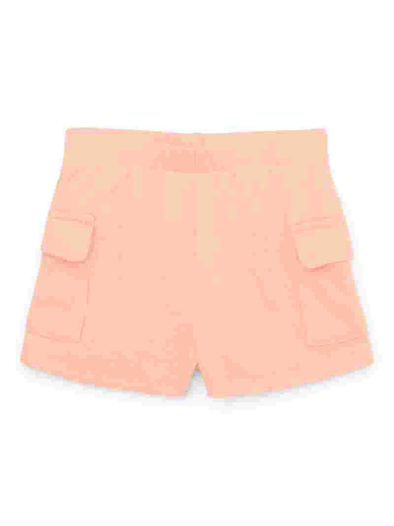Garanimals Baby Girl Cargo Pocket French Terry Shorts, Sizes 0-24 Months - Walmart.com | Walmart (US)