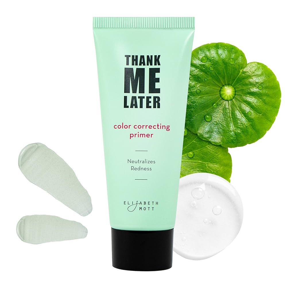Elizabeth Mott Thank Me Later Color Correcting Face Primer - Niacinamide and Cica Soothes and Neu... | Amazon (US)