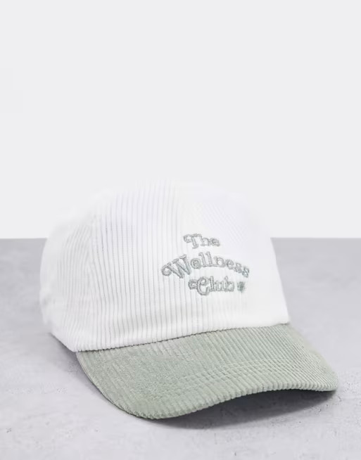 ASOS DESIGN baseball cap in multi cord | ASOS (Global)