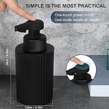 Automatic Soap Dispenser Touchless Liquid Rechargeable Vertical Hand Soap Dispenser Lotion Soap D... | Amazon (US)