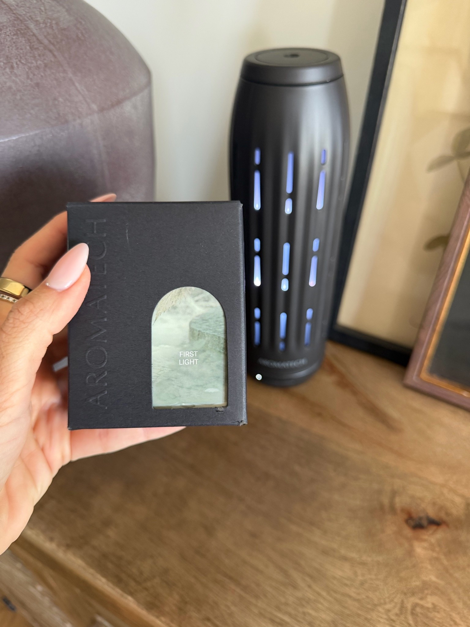 This diffuser from @AromaTech is giving lux vibes and high end hotel scents! I’m using the scent first light and it seriously smells like a clean high end hotel

#LTKHome #LTKSaleAlert