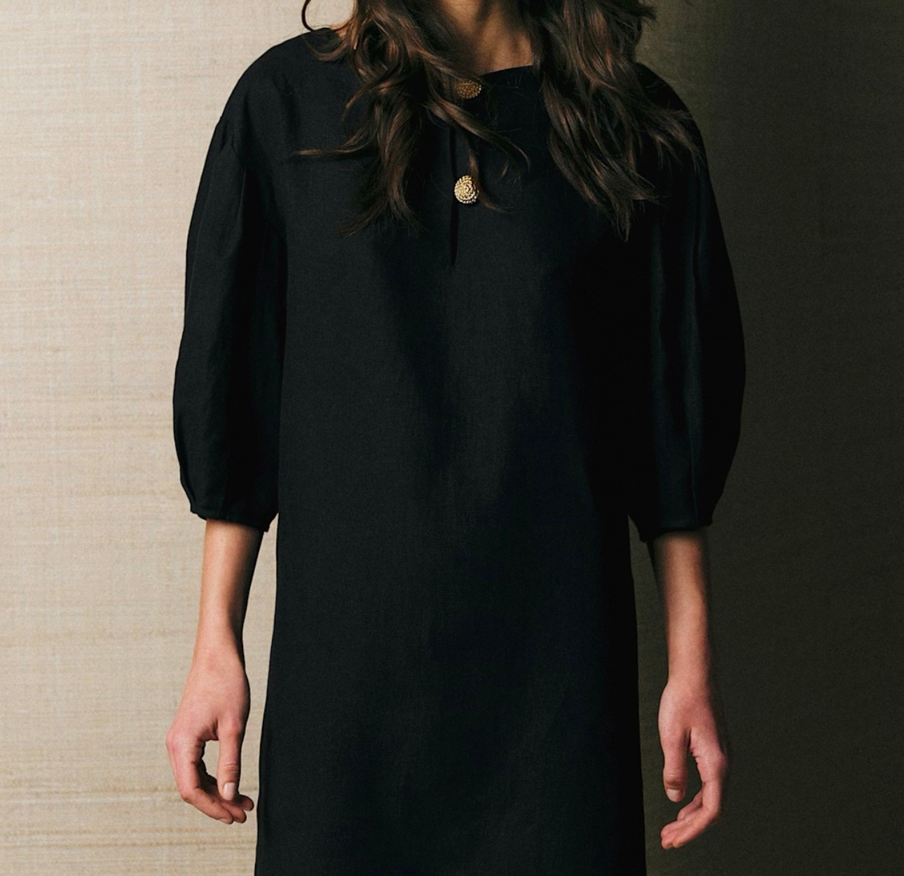 This dress is new from Sèzane- I love the gold button details and wouldn’t it be so cute with tall boots? 

#LTKOver40 #LTKTravel #LTKWorkwear