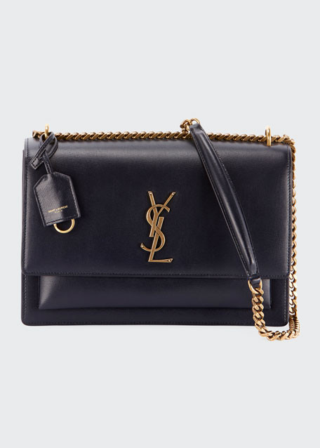 Saint Laurent Sunset Large Monogram YSL Crossbody Bag | Bergdorf Goodman