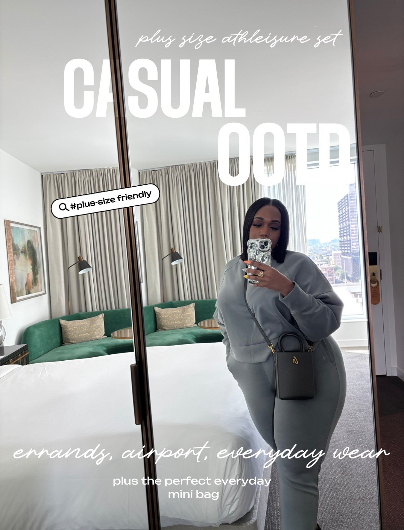 I’ve been on the hunt for a plus size athleisure set that actually looks good, feels comfortable, and doesn’t cost what some of these other brands do… and this one did exactly that.

This is one of those casual outfit of the day looks that you can wear for errands, airport days, or just everyday life and still feel put together. It’s soft, flattering, and easy to throw on without overthinking it.

And I paired it with this mini tote bag that’s honestly my go-to right now. It’s small but still holds what I need, and it pulls the whole look together without doing too much. Definitely one of those affordable luxury pieces under $100 that just makes sense.

If you’ve been looking for plus size outfit ideas, cute athleisure sets, or comfortable airport outfits, this is a good one to have in rotation.

Everything is linked on my LTK.


#LTKTravel #LTKootd #LTKPlusSize