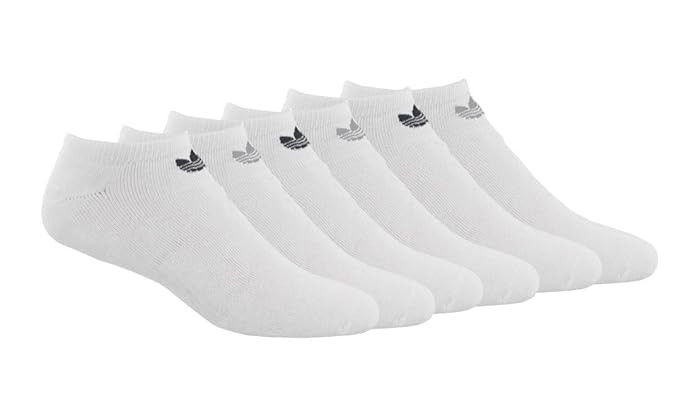 adidas Women's Originals Blocked Space Dye No Show Socks (6-Pack) | Amazon (US)