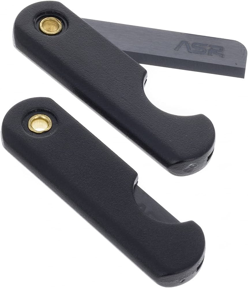 ASR Tactical 2 Pack Folding Ceramic Razor Blade, Micro EDC Escape Knife Survival Tool | Amazon (US)