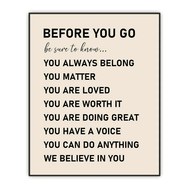 Best seller Crystal Art Gallery Love Makes A Family Typography Print, Black and White $8.97 | Walmart (US)