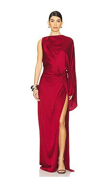 L'Academie by Marianna Cassia Gown in Oxblood from Revolve.com | Revolve Clothing (Global)